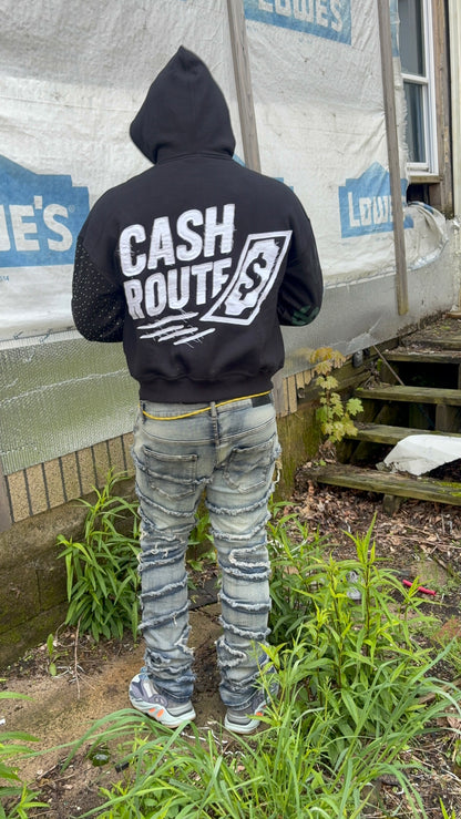 “Money talk” zip up